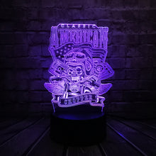 Lade das Bild in den Galerie-Viewer, 3D LED Lampe - American Chopper Motiv - Mit magischen Farbwechsel kaufen
