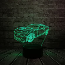 Lade das Bild in den Galerie-Viewer, Camaro Multicolor 3D Lampe - bis zu 7 Farben kaufen