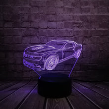 Lade das Bild in den Galerie-Viewer, Camaro Multicolor 3D Lampe - bis zu 7 Farben kaufen