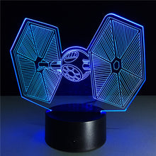Lade das Bild in den Galerie-Viewer, Star Wars TIE Fighter Farbwechsel Lampe 3D Effekt kaufen