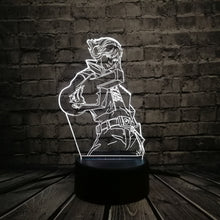 Lade das Bild in den Galerie-Viewer, LoL Ezreal 3D LED USB Lampe mit magischen Farbwechsel kaufen
