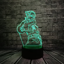 Lade das Bild in den Galerie-Viewer, LoL Ezreal 3D LED USB Lampe mit magischen Farbwechsel kaufen