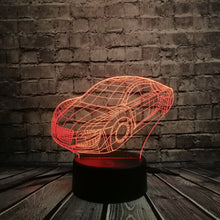 Lade das Bild in den Galerie-Viewer, Super Roadster GTR Lampe - 3D Effekt - Farbwechsel kaufen