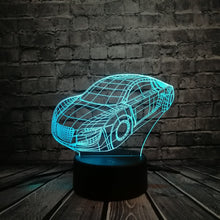 Lade das Bild in den Galerie-Viewer, Super Roadster GTR Lampe - 3D Effekt - Farbwechsel kaufen