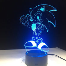 Lade das Bild in den Galerie-Viewer, Sonic The Hedgehog 3D Tischlampe kaufen