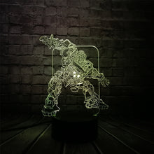 Lade das Bild in den Galerie-Viewer, Transformer Roboter LED Lampe mit coolen 3D Effekt kaufen