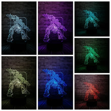 Lade das Bild in den Galerie-Viewer, Transformer Roboter LED Lampe mit coolen 3D Effekt kaufen
