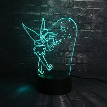 Lade das Bild in den Galerie-Viewer, Minnie Maus / Mickey Maus 3D Lampe mit Farbwechsel Effekt kaufen