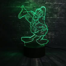 Lade das Bild in den Galerie-Viewer, Minnie Maus / Mickey Maus 3D Lampe mit Farbwechsel Effekt kaufen