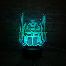 Lade das Bild in den Galerie-Viewer, 3D LED Lampe Transformer - Nachtlicht - Tischlampe kaufen