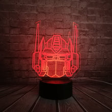 Lade das Bild in den Galerie-Viewer, 3D LED Lampe Transformer - Nachtlicht - Tischlampe kaufen