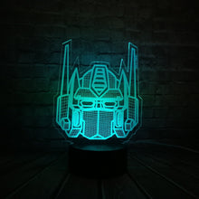 Lade das Bild in den Galerie-Viewer, 3D LED Lampe Transformer - Nachtlicht - Tischlampe kaufen