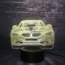 Lade das Bild in den Galerie-Viewer, 3D LED Lampe im Auto Design - Verschiedene Marken - Magischer Farbwechsel kaufen
