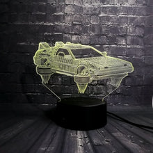 Lade das Bild in den Galerie-Viewer, 3D LED Lampe im Auto Design - Verschiedene Marken - Magischer Farbwechsel kaufen