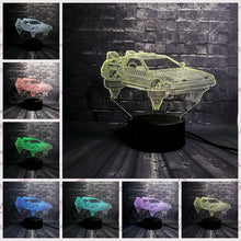 Lade das Bild in den Galerie-Viewer, 3D LED Lampe im Auto Design - Verschiedene Marken - Magischer Farbwechsel kaufen