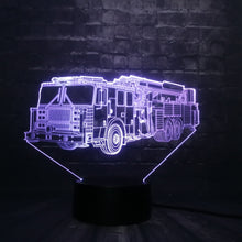 Lade das Bild in den Galerie-Viewer, LKW, Truck Lampe mit 3D Effekt und Farbwechsel kaufen