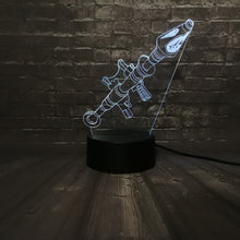 Lade das Bild in den Galerie-Viewer, 3D illusion Led Nachtlampe Battle Royal Raketenwerfer Motiv kaufen