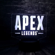 Lade das Bild in den Galerie-Viewer, APEX Legends Lampe mit 3D Effekt und wechselnden Farben kaufen