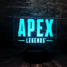 Lade das Bild in den Galerie-Viewer, APEX Legends Lampe mit 3D Effekt und wechselnden Farben kaufen