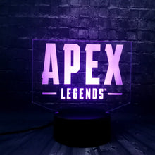 Lade das Bild in den Galerie-Viewer, APEX Legends Lampe mit 3D Effekt und wechselnden Farben kaufen