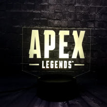 Lade das Bild in den Galerie-Viewer, APEX Legends Lampe mit 3D Effekt und wechselnden Farben kaufen