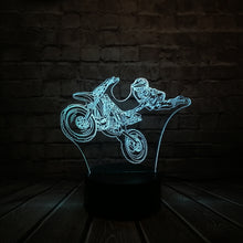 Lade das Bild in den Galerie-Viewer, LED Lampe mit Motorcross Motiv kaufen