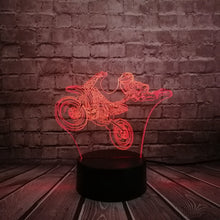 Lade das Bild in den Galerie-Viewer, LED Lampe mit Motorcross Motiv kaufen
