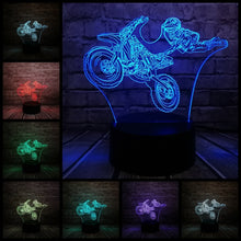 Lade das Bild in den Galerie-Viewer, LED Lampe mit Motorcross Motiv kaufen