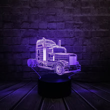Lade das Bild in den Galerie-Viewer, Truck 3D LED Lampe Optimus - Mit Farbwechsel Effekt - bis zu 7 Farben kaufen
