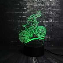 Lade das Bild in den Galerie-Viewer, Motorcross 3D LED Lampe mit Farbwechsel kaufen