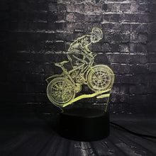 Lade das Bild in den Galerie-Viewer, Motorcross 3D LED Lampe mit Farbwechsel kaufen