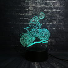 Lade das Bild in den Galerie-Viewer, Motorcross 3D LED Lampe mit Farbwechsel kaufen