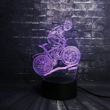 Lade das Bild in den Galerie-Viewer, Motorcross 3D LED Lampe mit Farbwechsel kaufen
