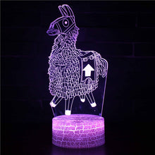 Lade das Bild in den Galerie-Viewer, Fortnite Llama Lampe Nachttischlampe, Nachtlicht mit wechselnden Farben kaufen