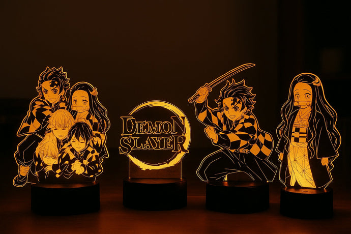 Demon Slayer Nachtlichter – So bringst du Anime-Magie ins Zimmer