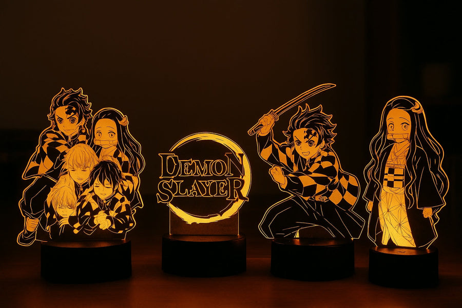 Demon Slayer Nachtlichter – So bringst du Anime-Magie ins Zimmer