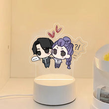 Lade das Bild in den Galerie-Viewer, KPop Demon Hunters Nachtlicht HunterX Deko Lampe, Zoey Rumi Mira Saja Boys Motive
