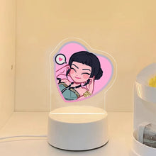 Lade das Bild in den Galerie-Viewer, KPop Demon Hunters Nachtlicht HunterX Deko Lampe, Zoey Rumi Mira Saja Boys Motive
