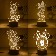 Lade das Bild in den Galerie-Viewer, Niedliche Mickey Maus Nachtlampen in vielen Motiven
