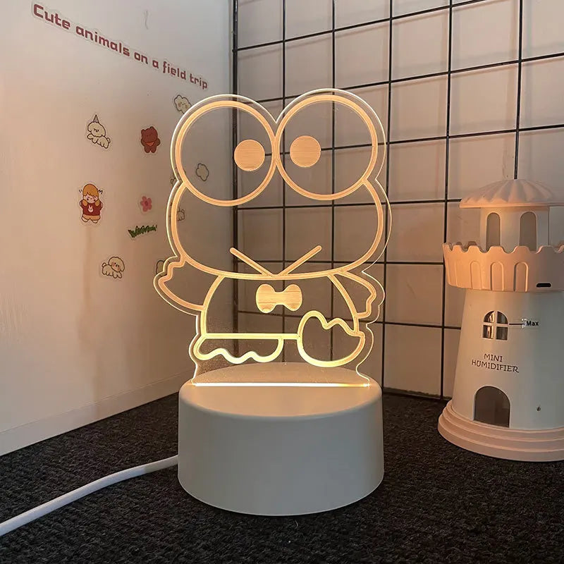 Sanrio 3D Hello Kitty LED Nachtlicht - viele Motive