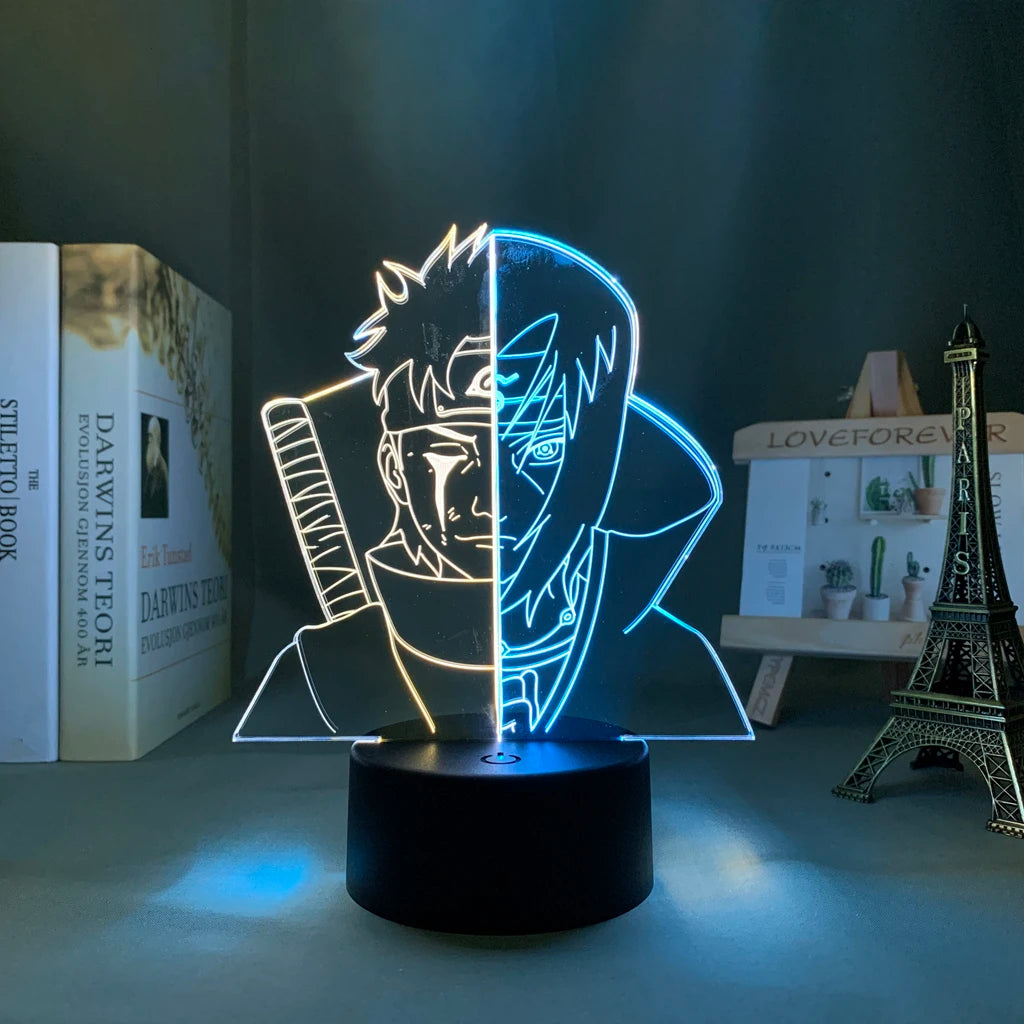 Attack on Titan Anime Lampe Nachtlicht mit Farbwechsel und 3D Effekt