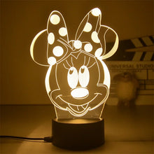 Lade das Bild in den Galerie-Viewer, Niedliche Mickey Maus Nachtlampen in vielen Motiven
