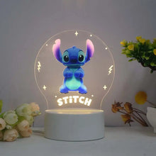 Lade das Bild in den Galerie-Viewer, Wundervolles Lilo &amp; Stitch Nachtlicht Deko Lampe für Kinderzimmer
