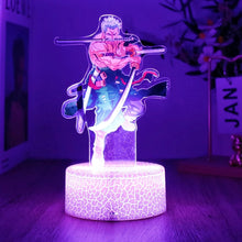 Lade das Bild in den Galerie-Viewer, Farbenfrohe One Piece Luffy Nachtlampen, Lampe

