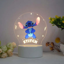 Lade das Bild in den Galerie-Viewer, Wundervolles Lilo &amp; Stitch Nachtlicht Deko Lampe für Kinderzimmer
