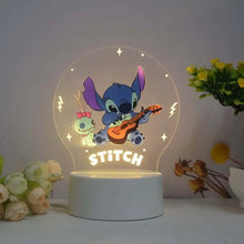Lade das Bild in den Galerie-Viewer, Wundervolles Lilo &amp; Stitch Nachtlicht Deko Lampe für Kinderzimmer
