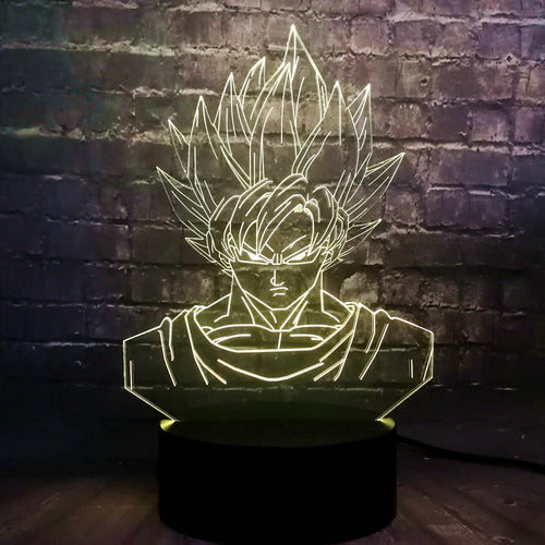Dragon Ball Son Goku 3D Lampe - Farbwechsel kaufen