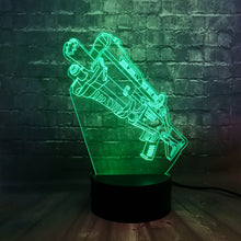 Lade das Bild in den Galerie-Viewer, Battle Royal Gun Lampe mit 3D Effekt - Tischlampe kaufen
