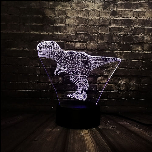 Tyrannosaurus Rex T-Rex Lampe mit Farbwechsel Nachtlicht Tischlampe kaufen
