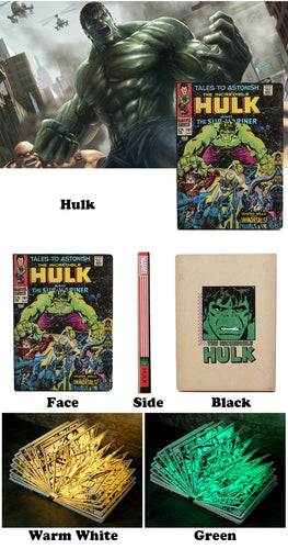 Hulk Comic Heft Lampe, Nachtlicht im Comic Look kaufen